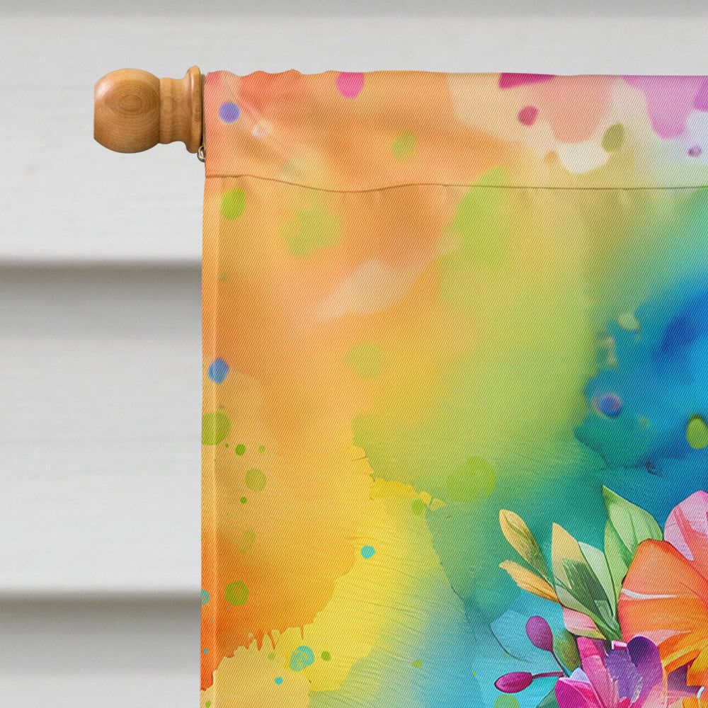 Glamorous Pups : Boxer Hippie Dawg House Flag