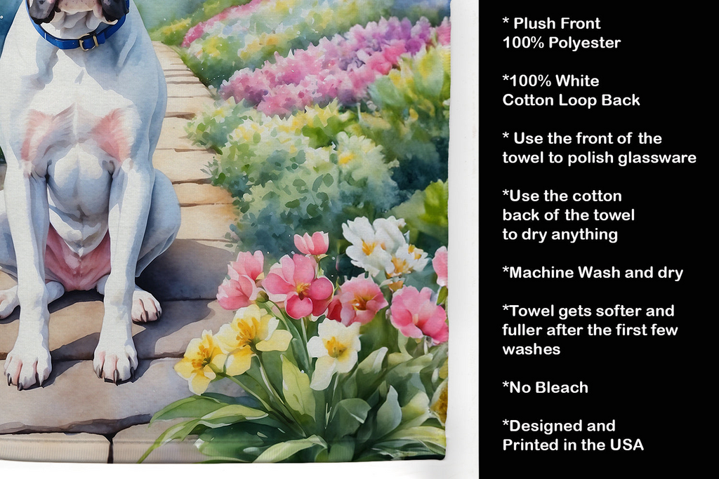 Glamorous Pups : Boxer Spring Path Kitchen Towel