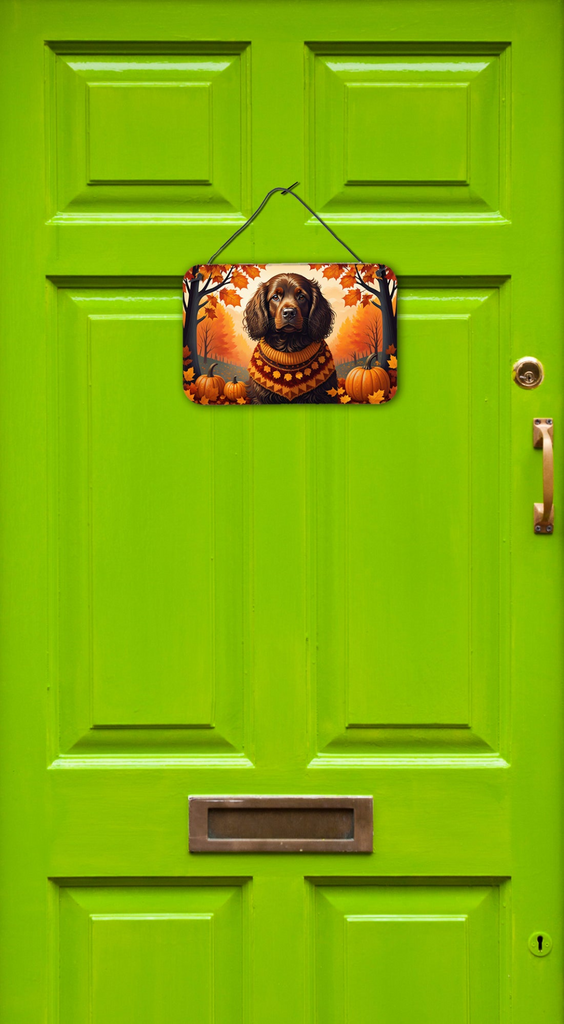 Glamorous Pups : Boykin Spaniel Fall Wall or Door Hanging Prints