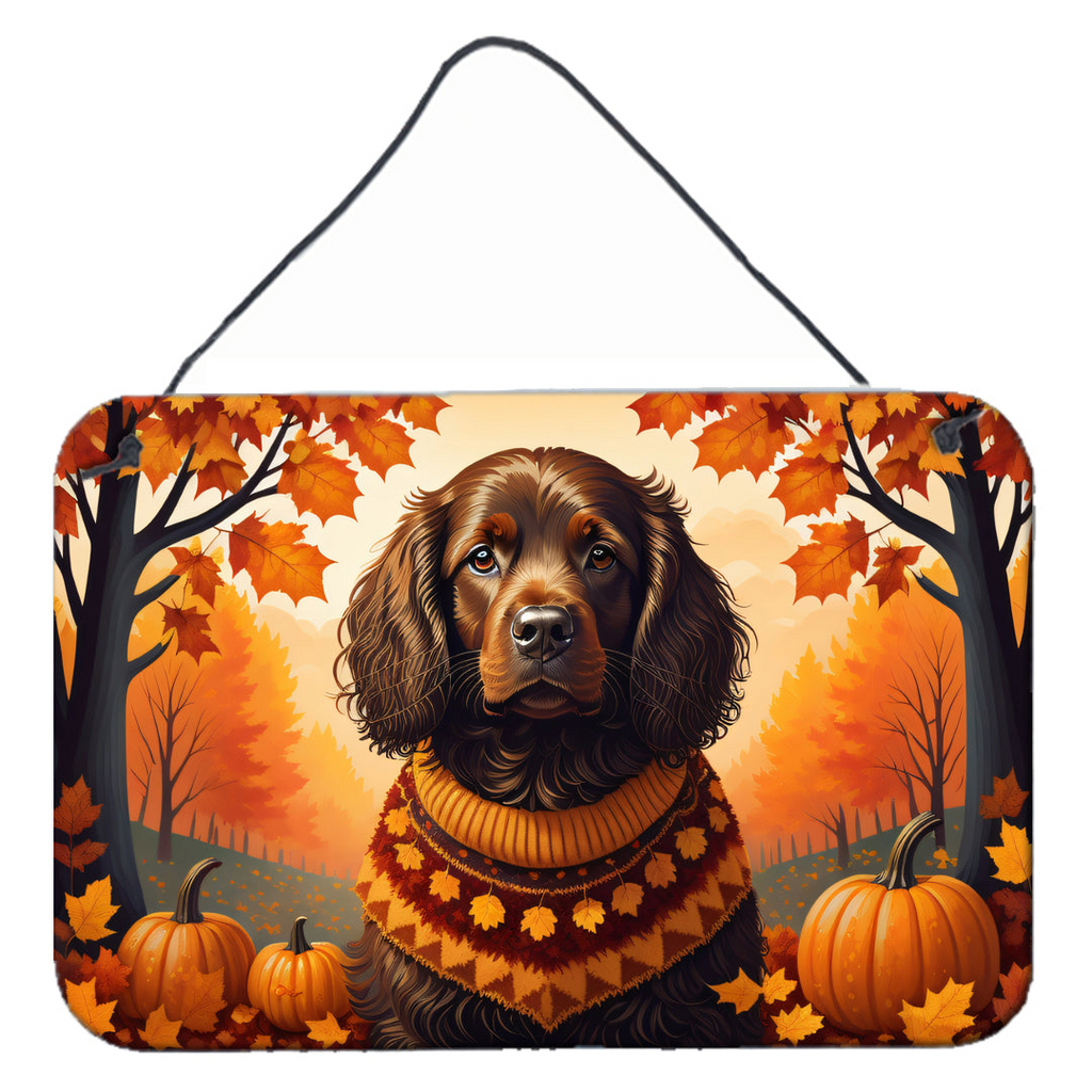 Glamorous Pups : Boykin Spaniel Fall Wall or Door Hanging Prints