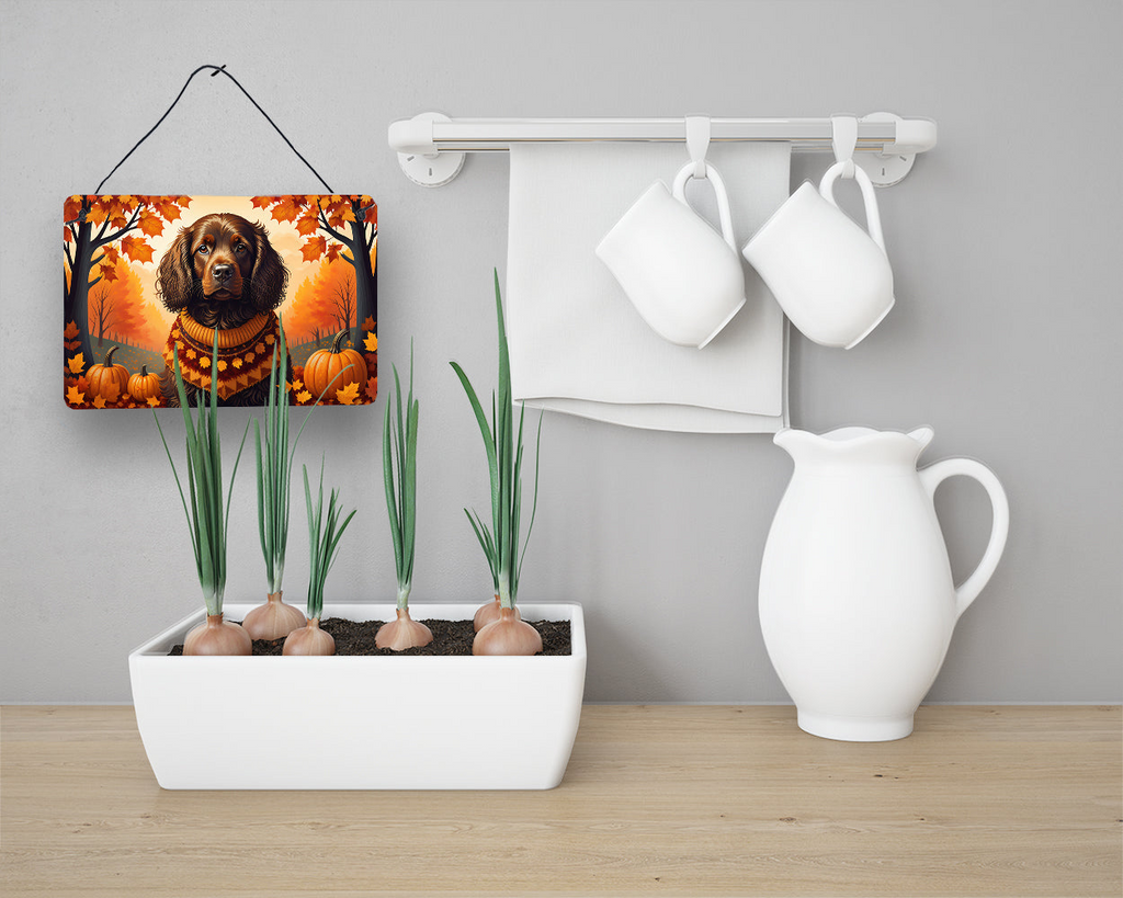 Glamorous Pups : Boykin Spaniel Fall Wall or Door Hanging Prints