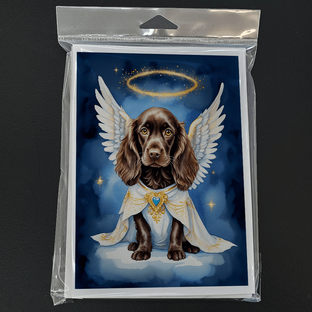 Glamorous Pups : Boykin Spaniel My Angel Greeting Cards Pack of 8