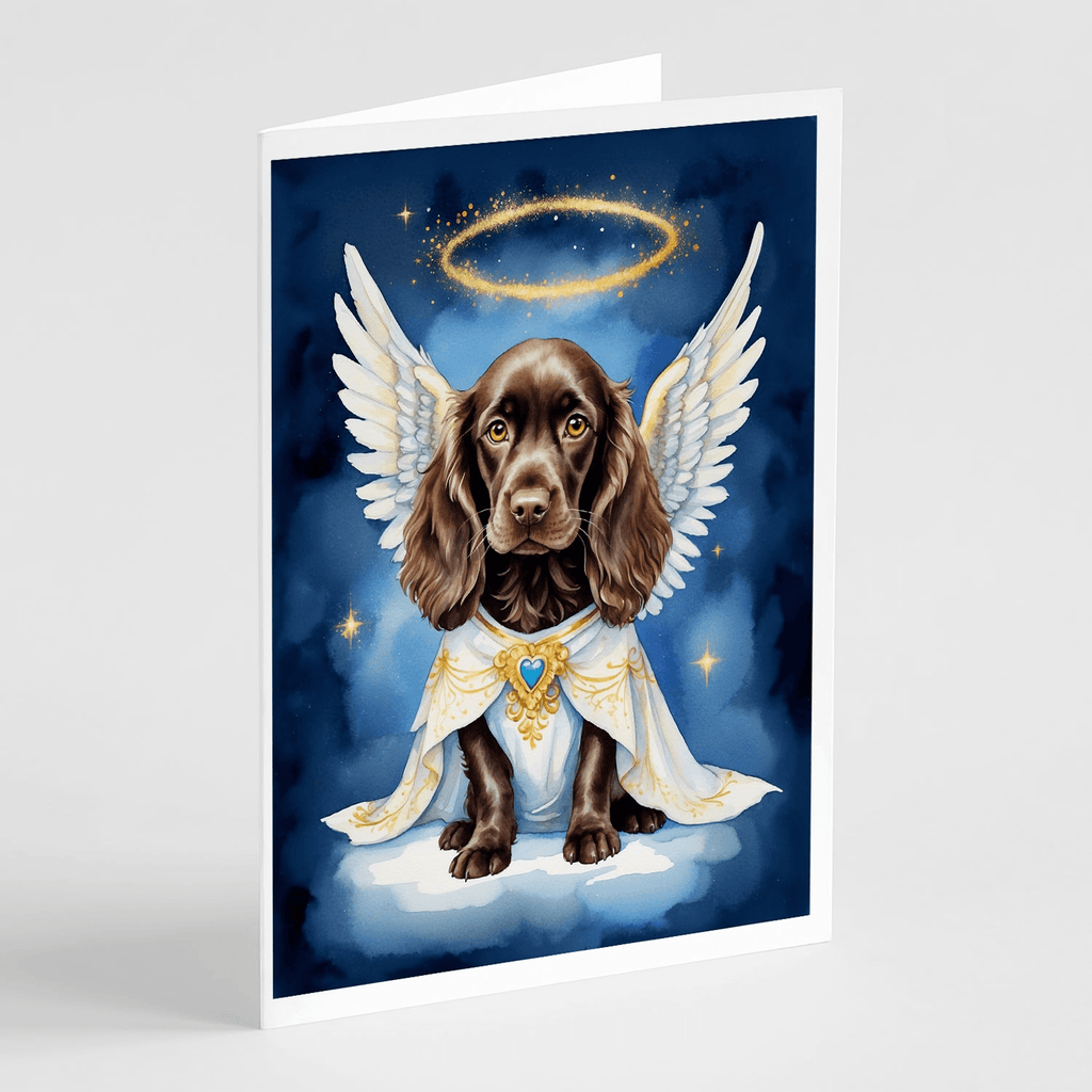 Glamorous Pups : Boykin Spaniel My Angel Greeting Cards Pack of 8