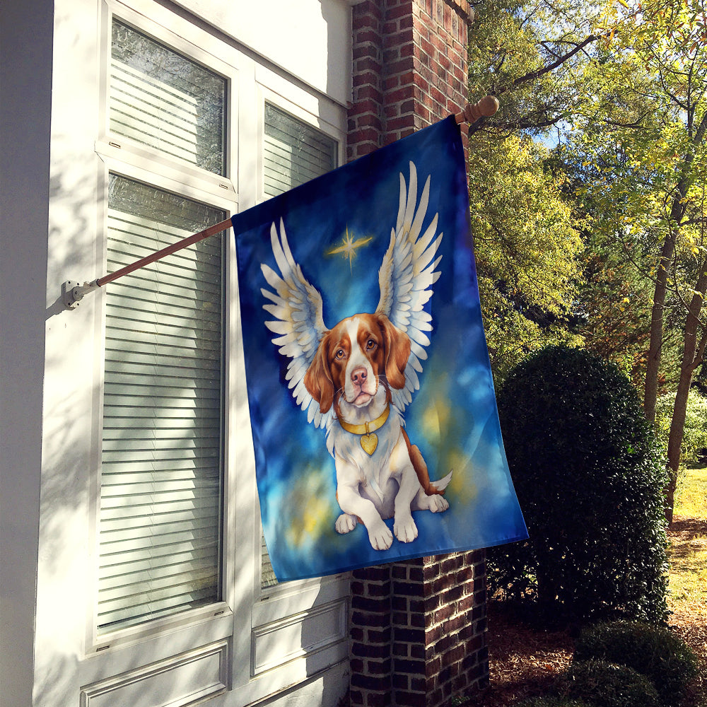 Glamorous Pups : Brittany Spaniel My Angel House Flag