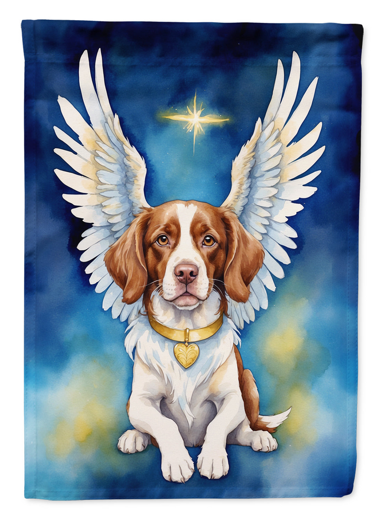 Glamorous Pups : Brittany Spaniel My Angel House Flag
