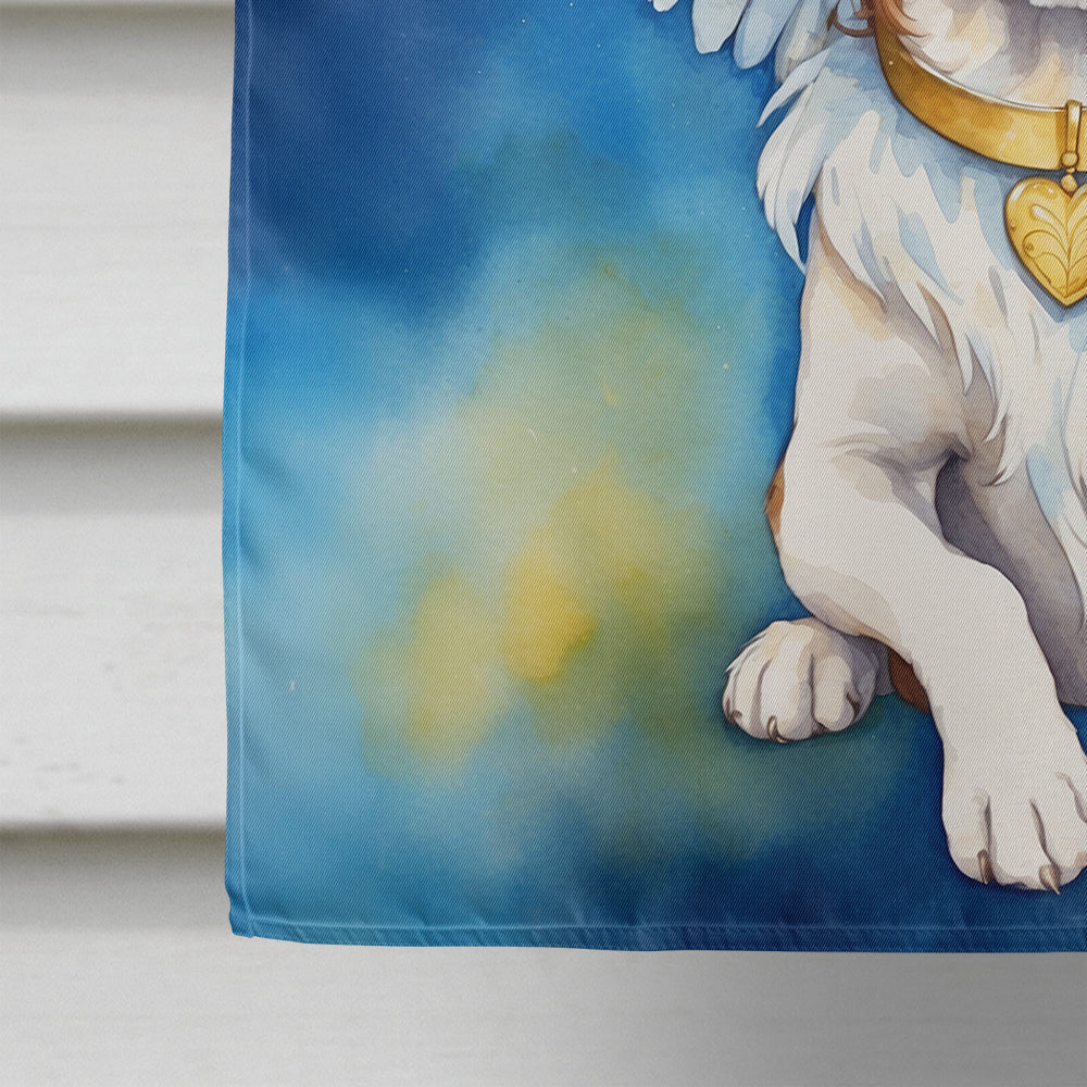 Glamorous Pups : Brittany Spaniel My Angel House Flag