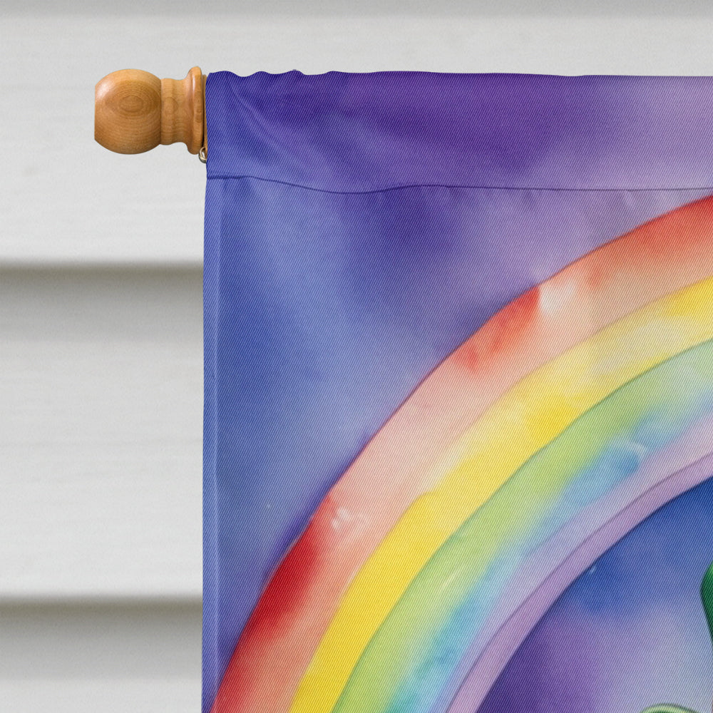 Glamorous Pups : Brittany Spaniel St Patrick's Day House Flag