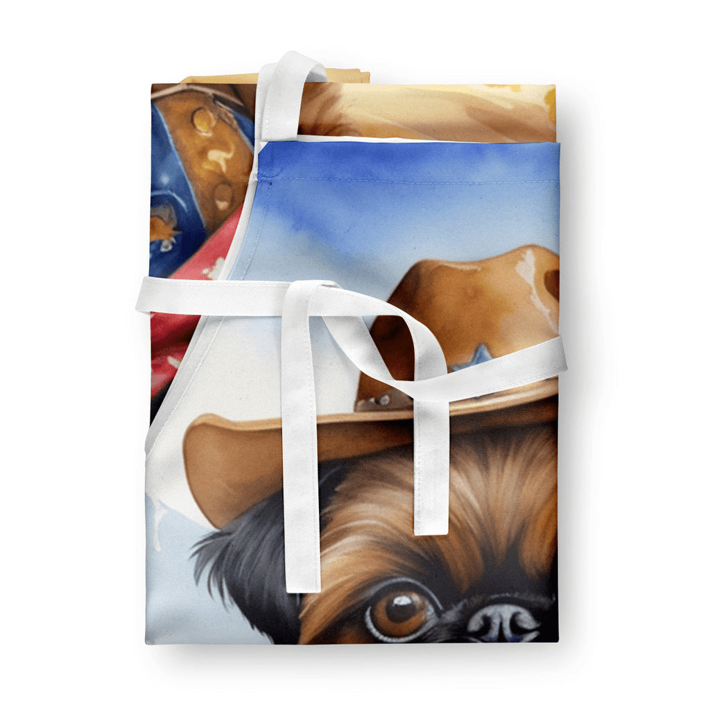 Glamorous Pups : Brussels Griffon Cowboy Welcome Apron