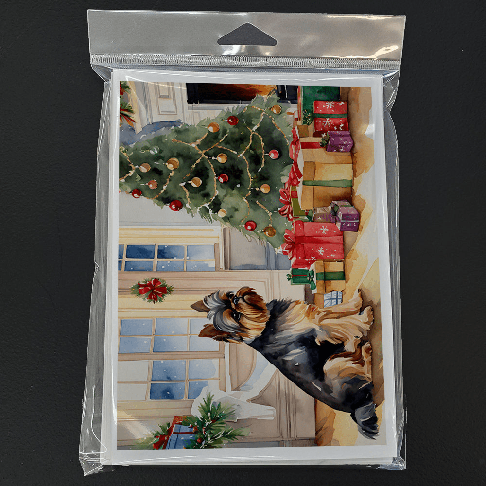 Glamorous Pups : Brussels Griffon Cozy Christmas Greeting Cards Pack of 8