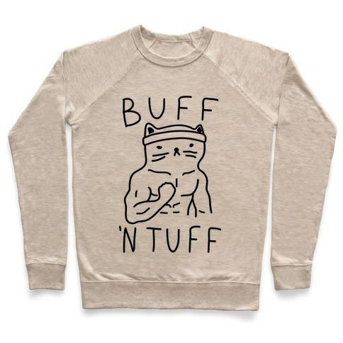 Glamorous Pups : BUFF 'N TUFF CAT CREWNECK SWEATSHIRT