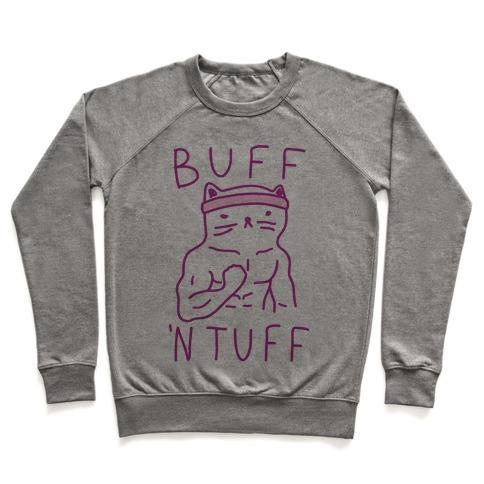 Glamorous Pups : BUFF 'N TUFF CAT CREWNECK SWEATSHIRT