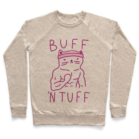 Glamorous Pups : BUFF 'N TUFF CAT CREWNECK SWEATSHIRT