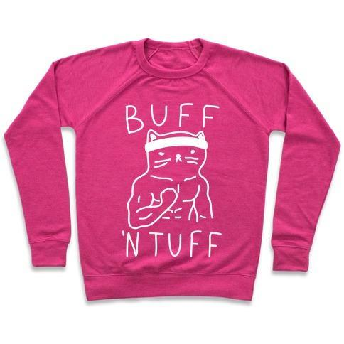 Glamorous Pups : BUFF 'N TUFF CAT CREWNECK SWEATSHIRT