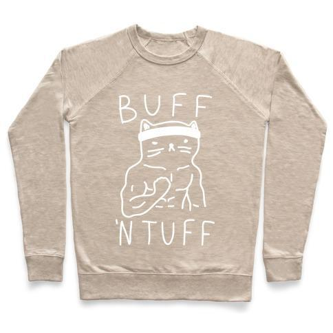Glamorous Pups : BUFF 'N TUFF CAT CREWNECK SWEATSHIRT