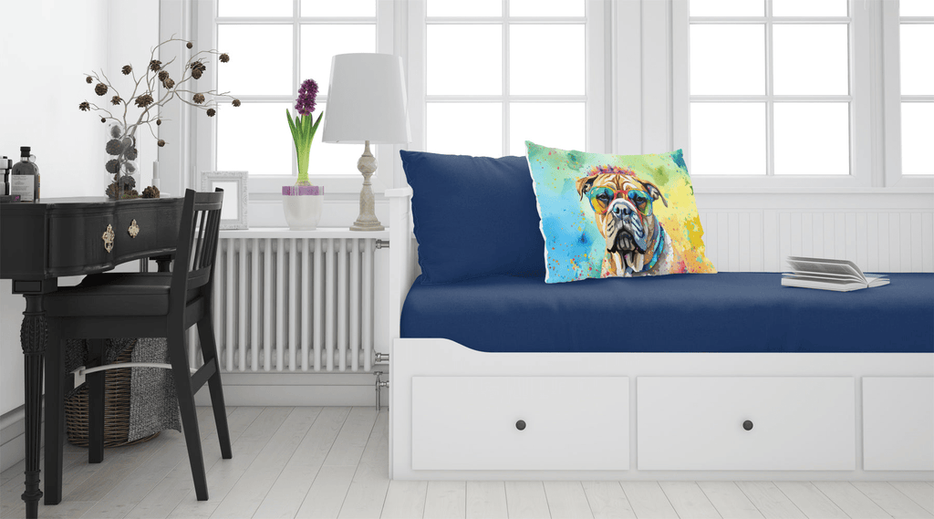 Glamorous Pups : Bullmastiff Hippie Dawg Standard Pillowcase
