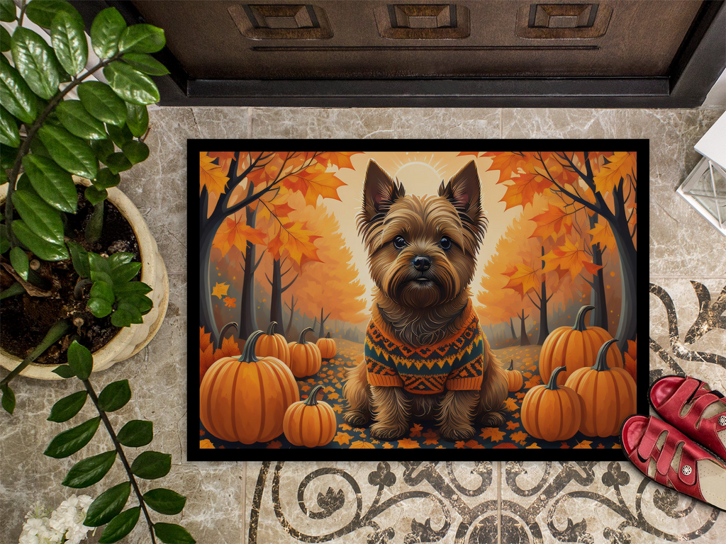 Glamorous Pups : Cairn Terrier Fall Doormat