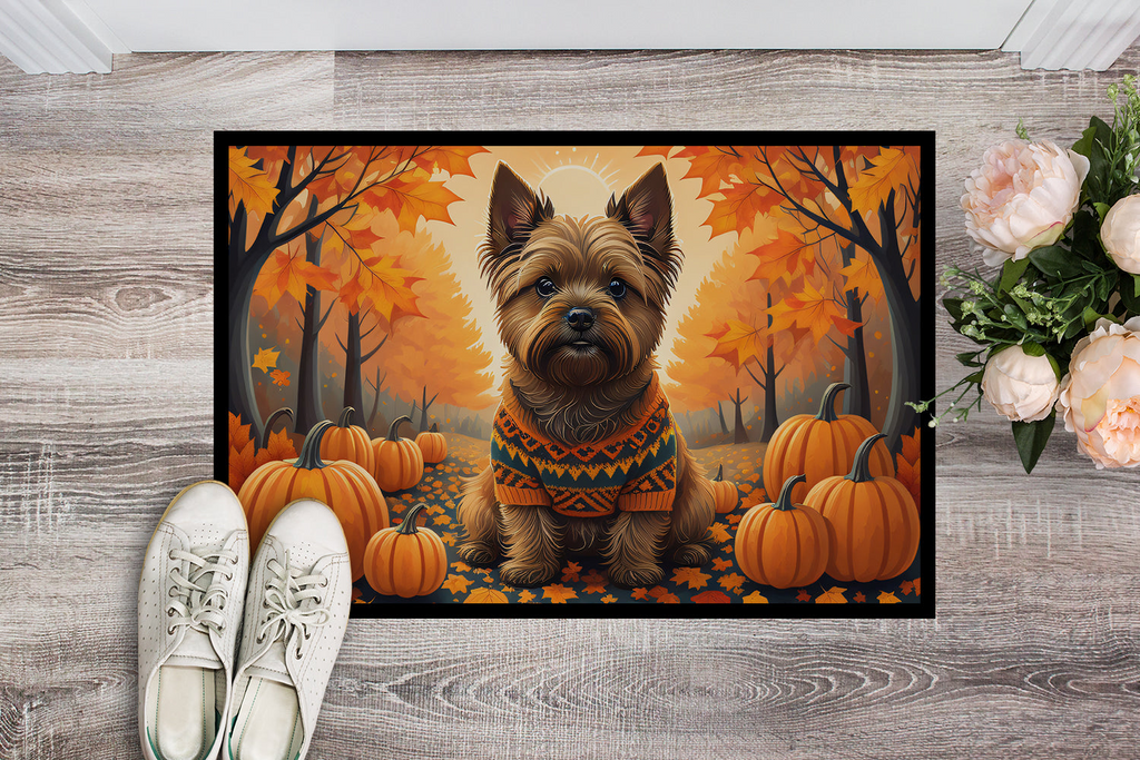 Glamorous Pups : Cairn Terrier Fall Doormat