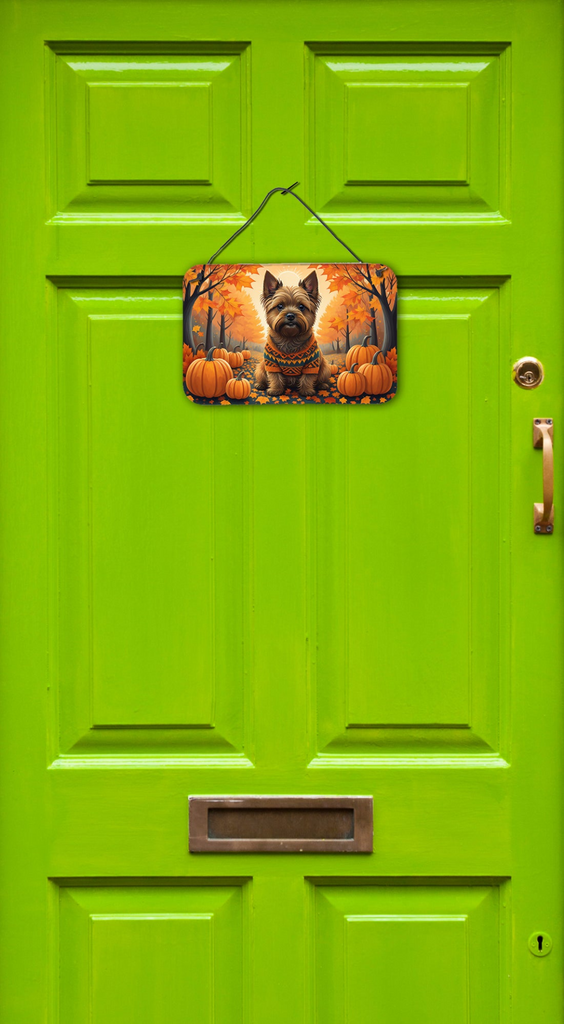 Glamorous Pups : Cairn Terrier Fall Wall or Door Hanging Prints