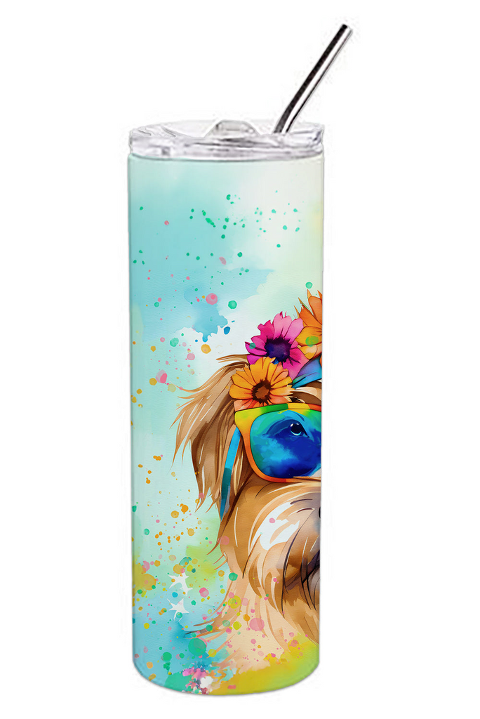 Glamorous Pups : Cairn Terrier Hippie Dawg Stainless Steel Skinny Tumbler
