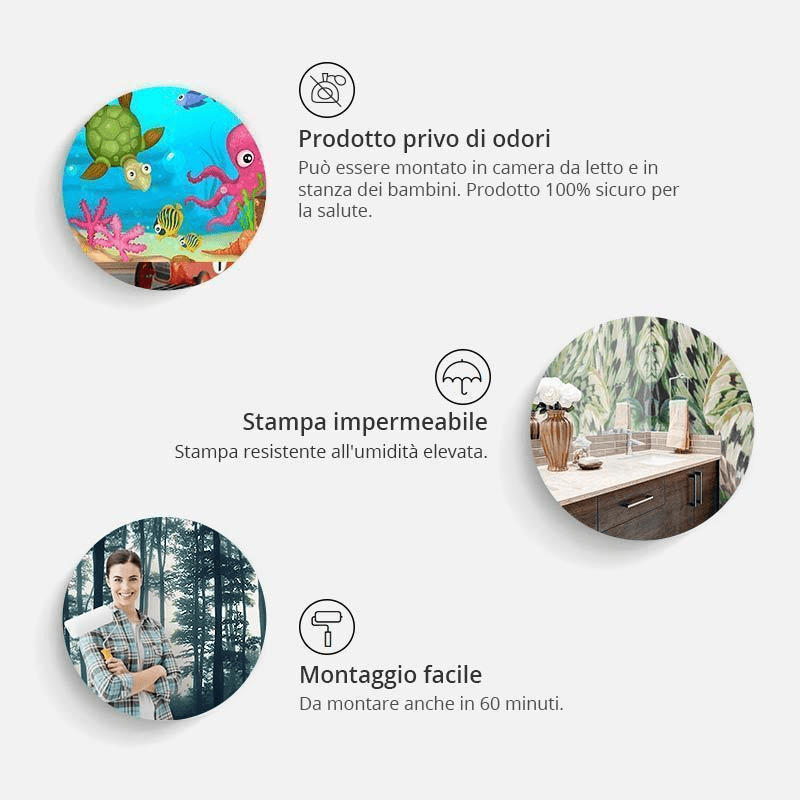 Glamorous Pups : Carta da parati - Cat lineart - minimalist sketches of black cats on white background