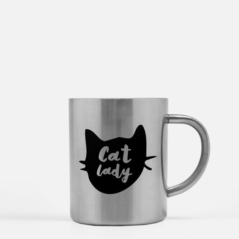 Glamorous Pups : Cat Gold & Silver Mug