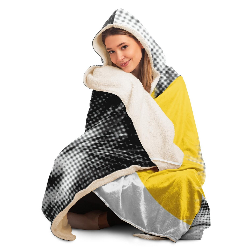 Glamorous Pups : Cat stare Kid's sweater Hooded Blanket