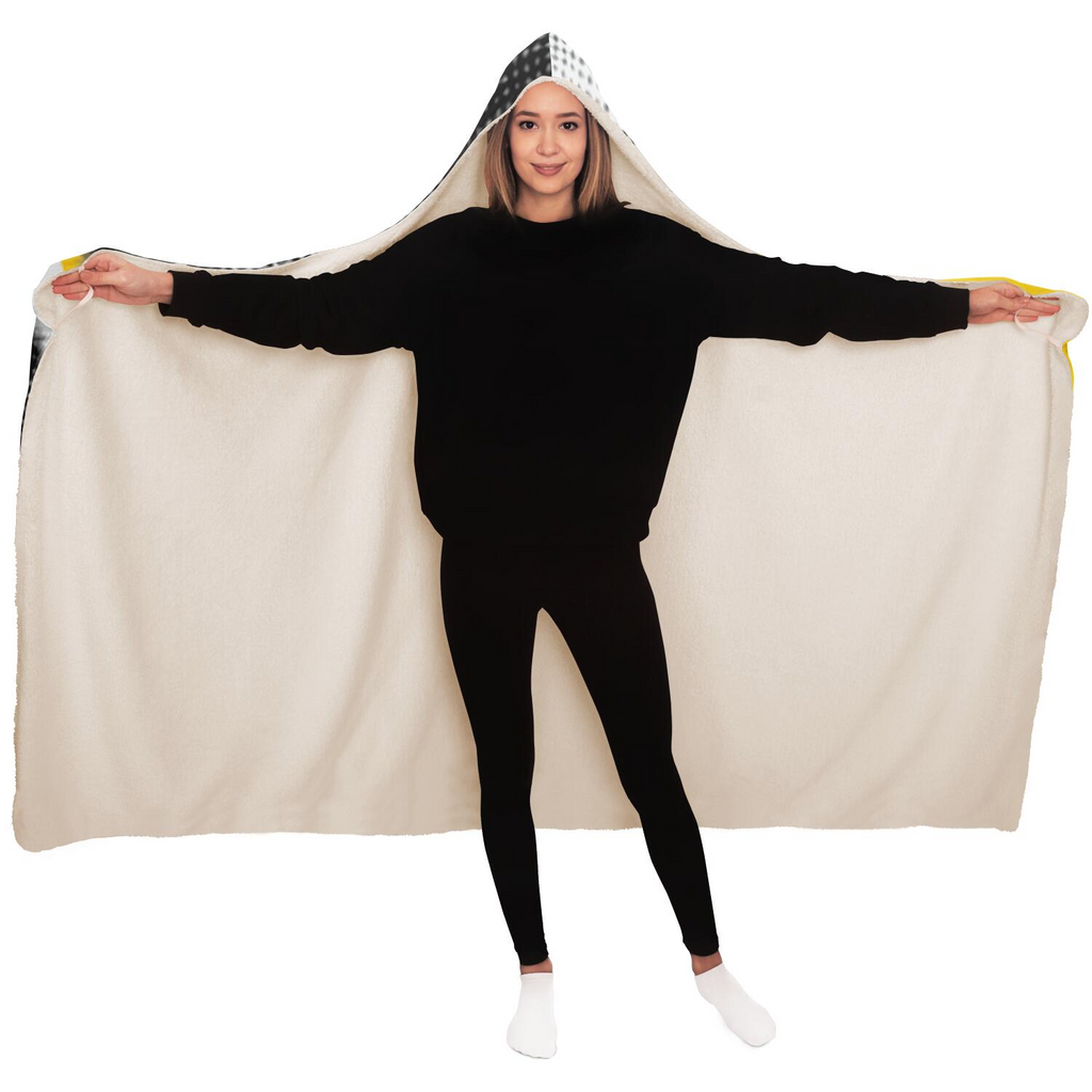 Glamorous Pups : Cat stare Kid's sweater Hooded Blanket