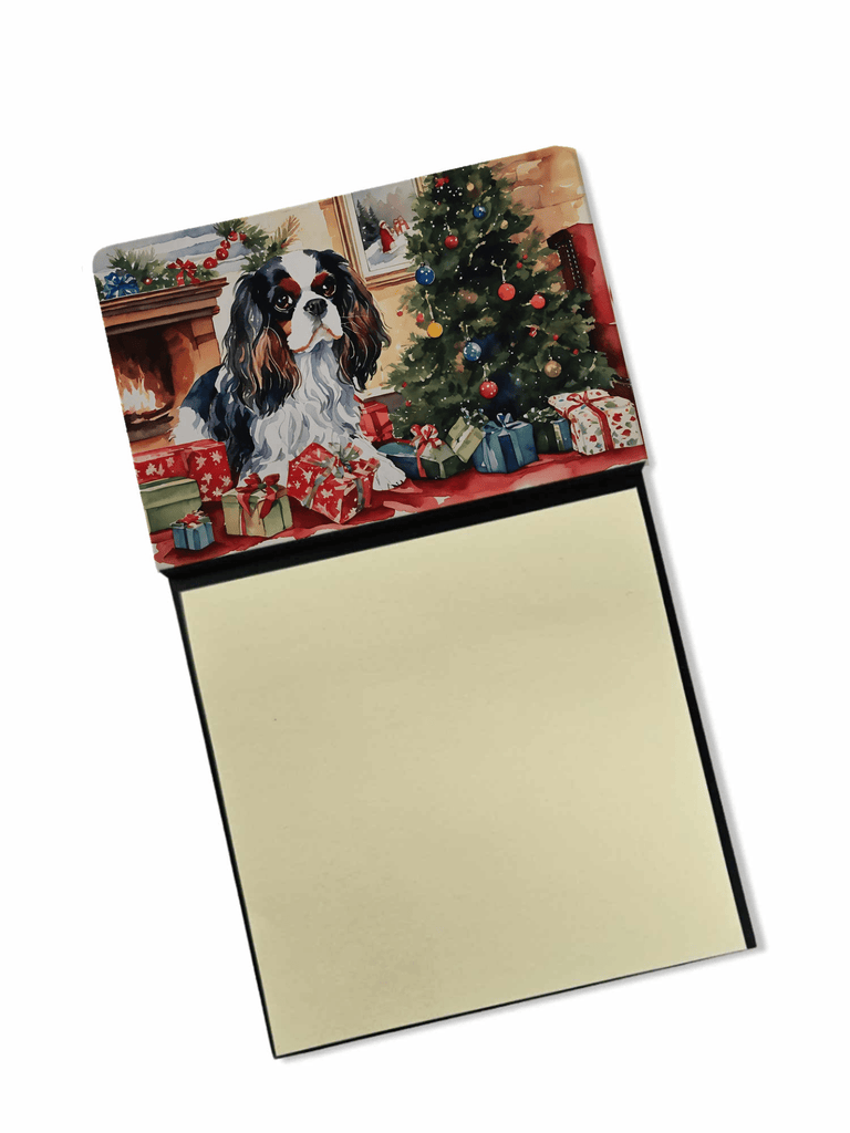 Glamorous Pups : Cavalier Spaniel Cozy Christmas Sticky Note Holder