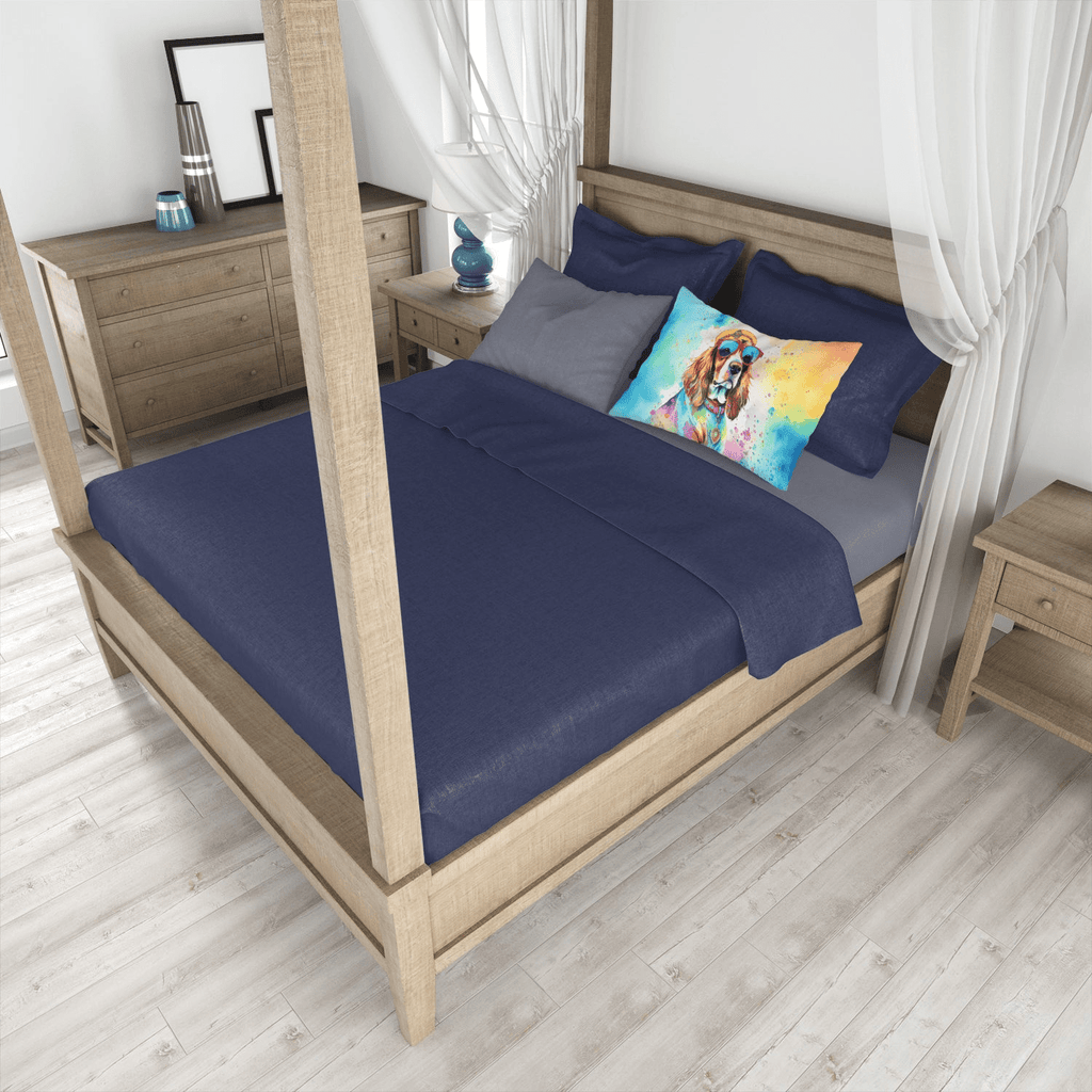 Glamorous Pups : Cavalier Spaniel Hippie Dawg Standard Pillowcase