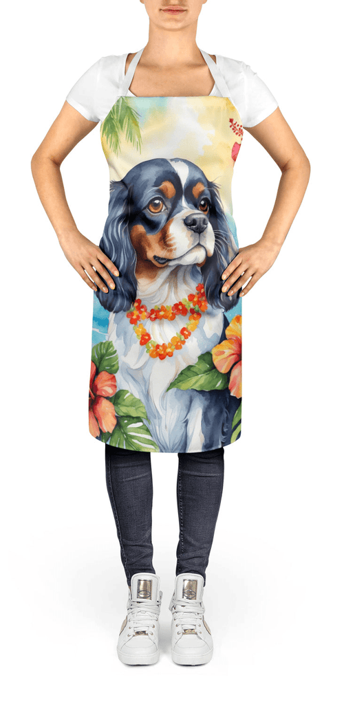 Glamorous Pups : Cavalier Spaniel Luau Apron