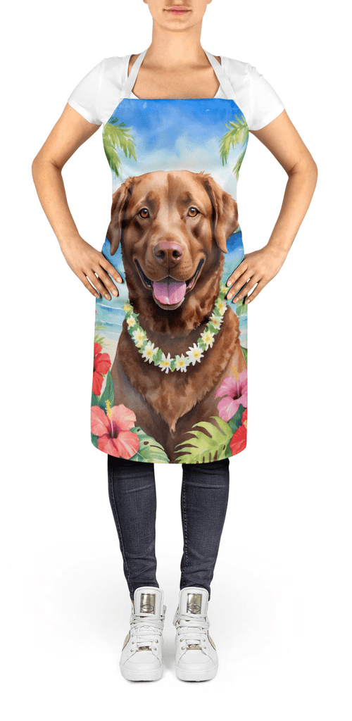 Glamorous Pups : Chesapeake Bay Retriever Luau Apron