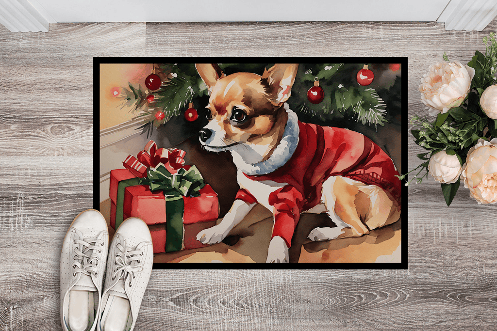 Glamorous Pups : Chihuahua Cozy Christmas Doormat
