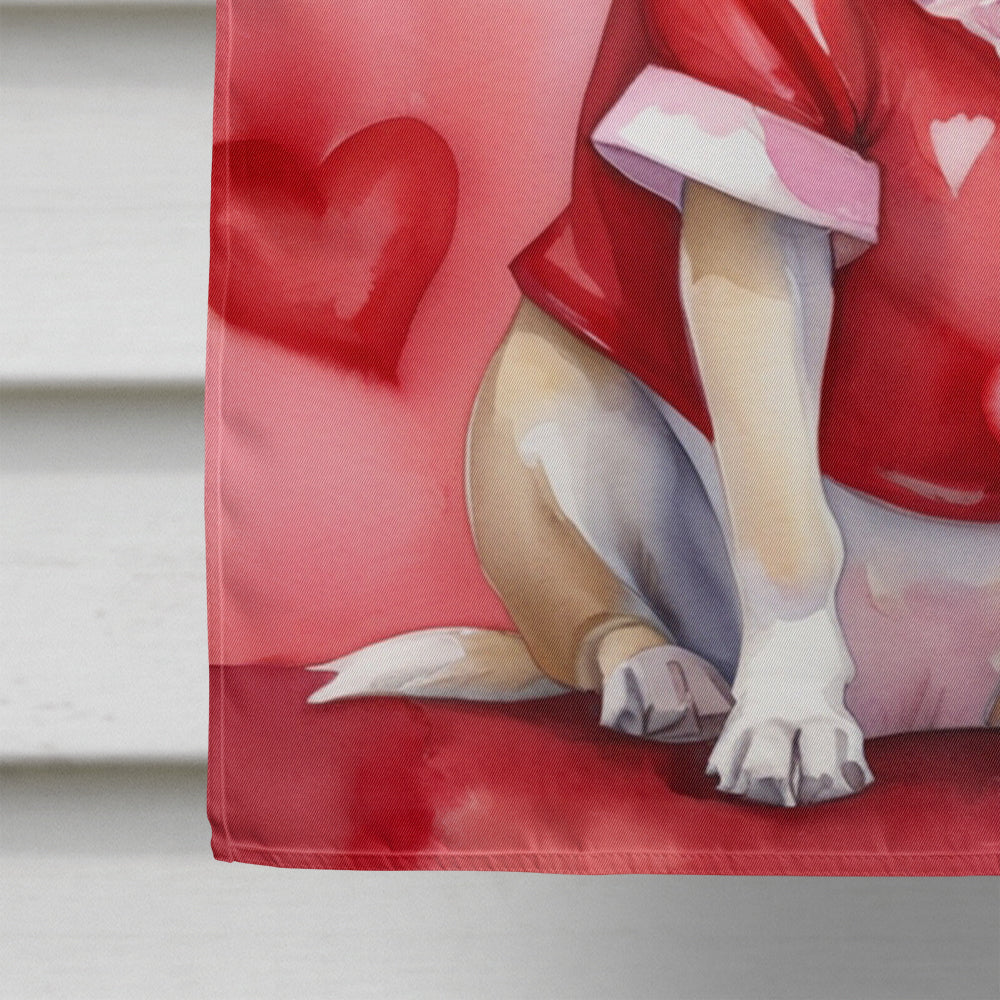 Glamorous Pups : Chihuahua My Valentine House Flag