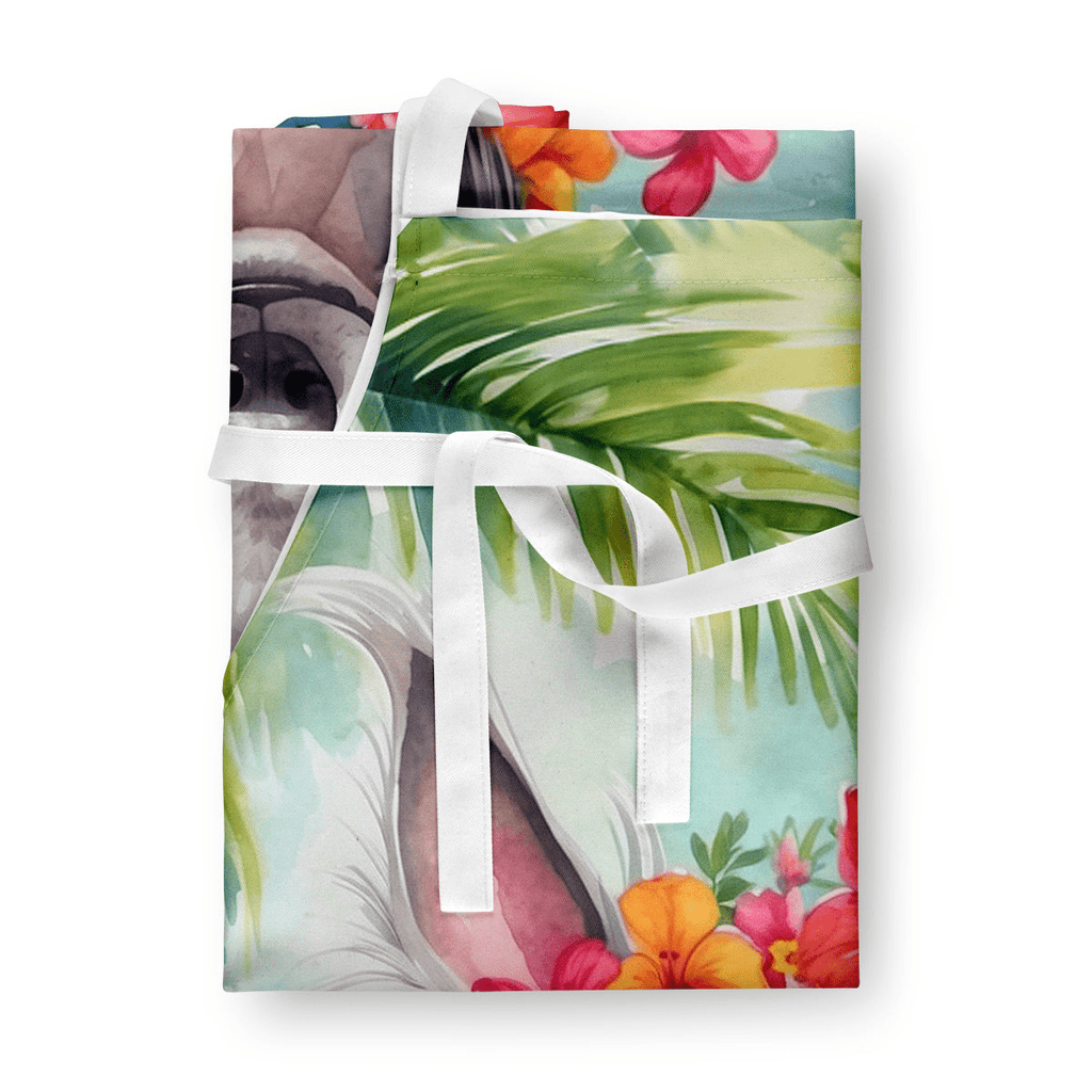 Glamorous Pups : Chinese Crested Luau Apron
