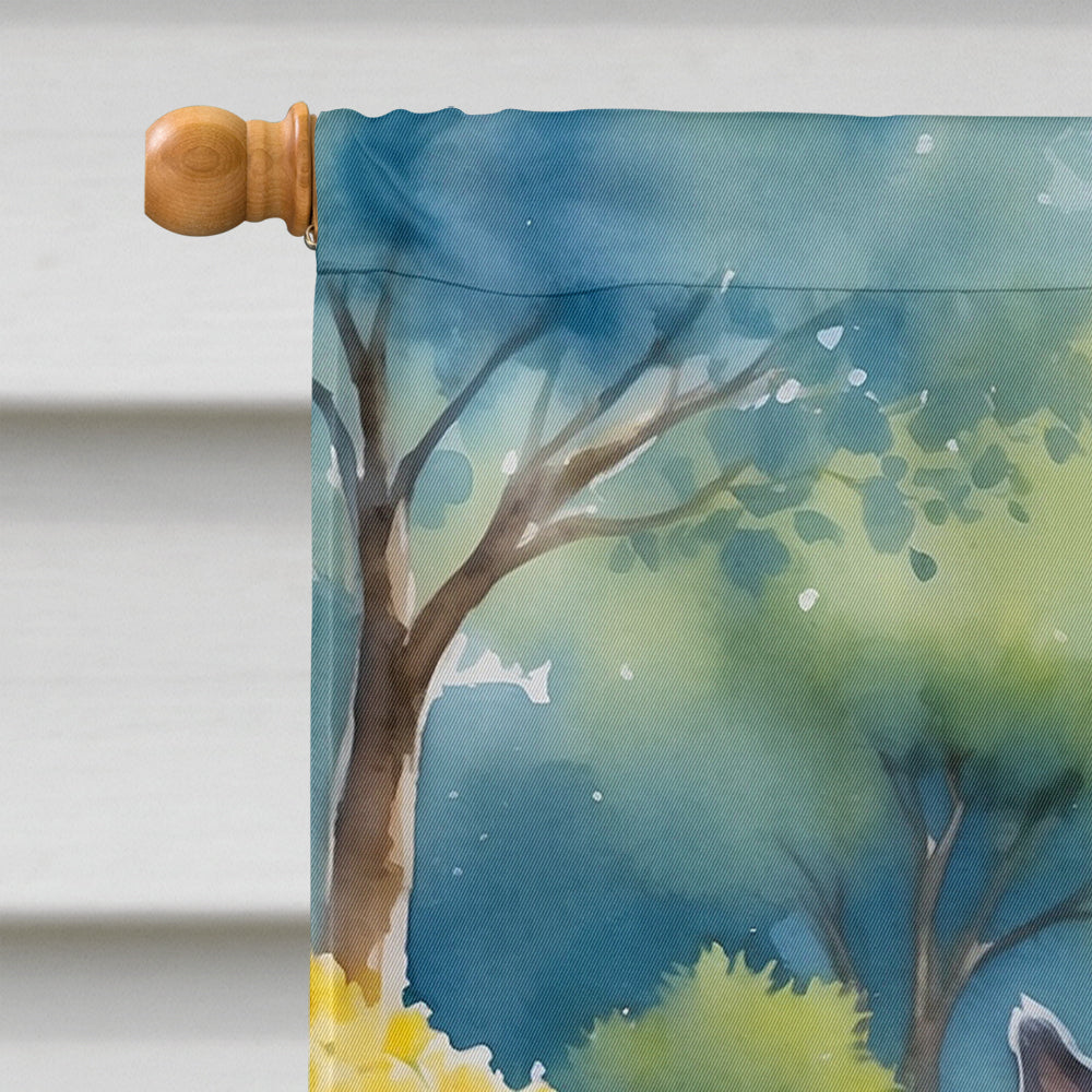 Glamorous Pups : Chinese Crested Spring Path House Flag