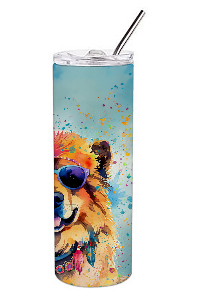 Glamorous Pups : Chow Chow Hippie Dawg Stainless Steel Skinny Tumbler