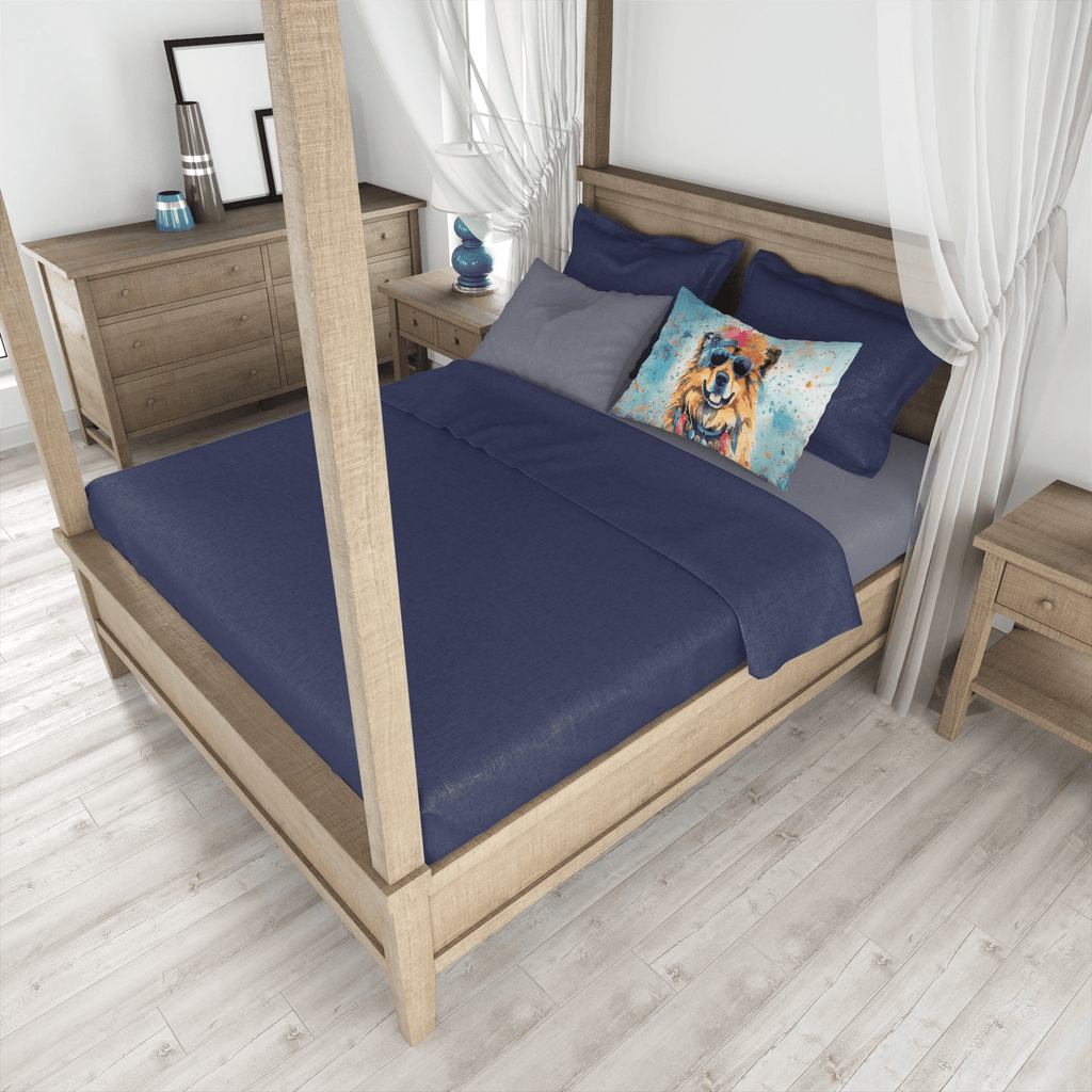 Glamorous Pups : Chow Chow Hippie Dawg Standard Pillowcase