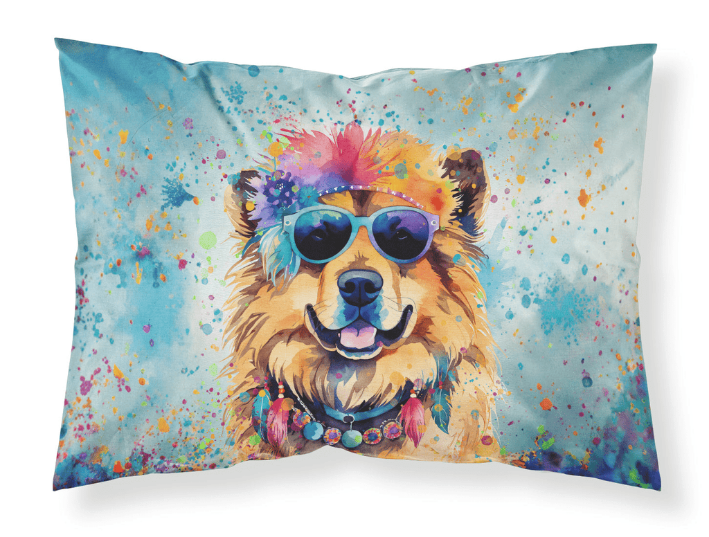Glamorous Pups : Chow Chow Hippie Dawg Standard Pillowcase