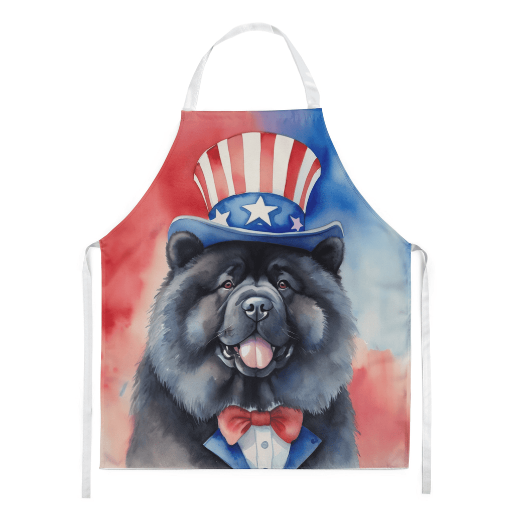 Glamorous Pups : Chow Chow Patriotic American Apron