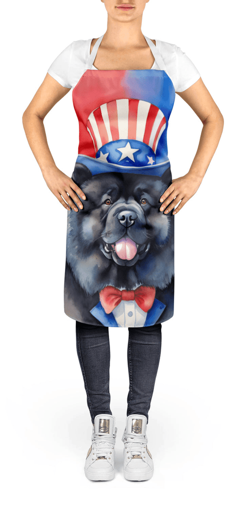 Glamorous Pups : Chow Chow Patriotic American Apron