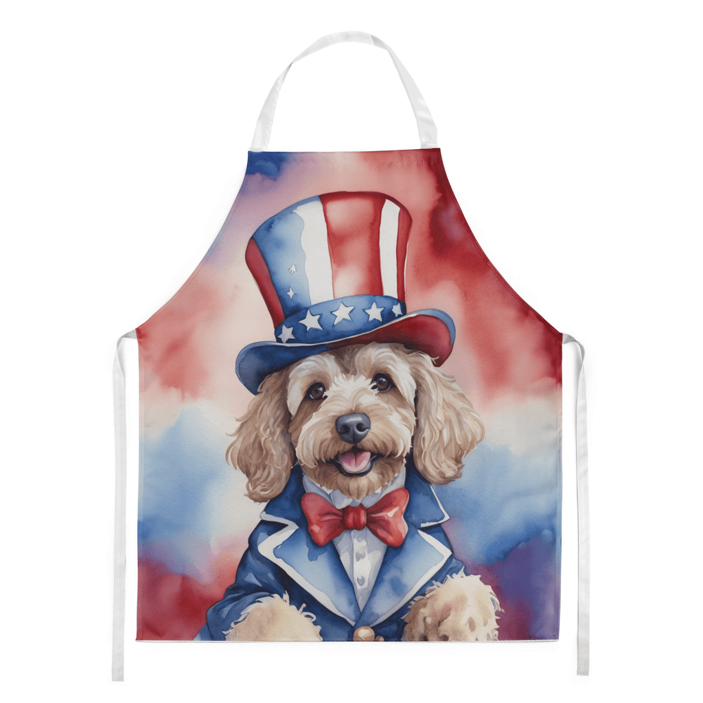 Glamorous Pups : Cockapoo Patriotic American Apron