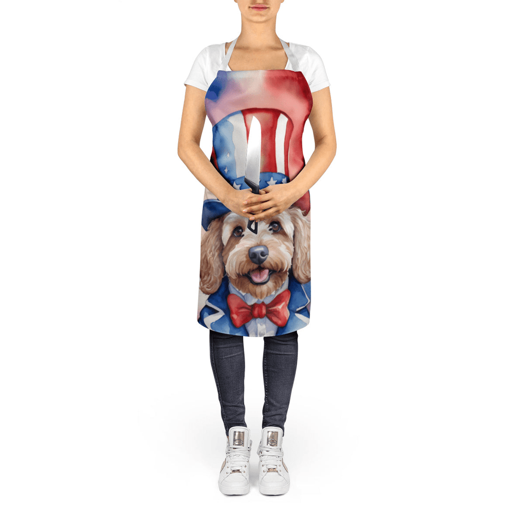 Glamorous Pups : Cockapoo Patriotic American Apron