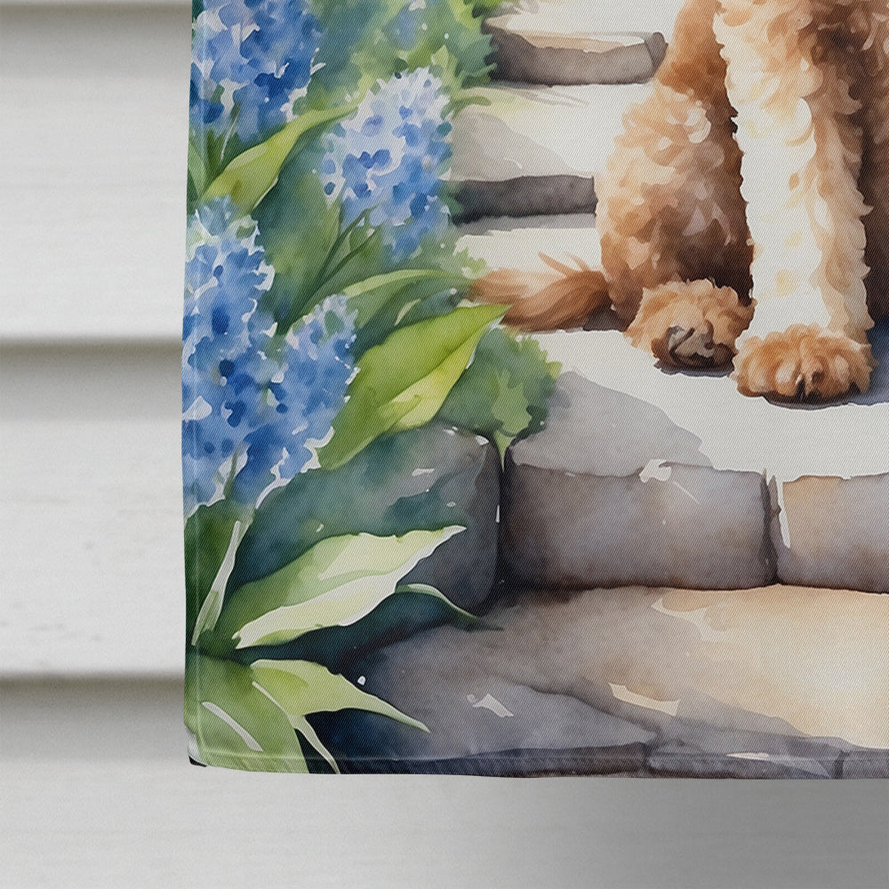 Glamorous Pups : Cockapoo Spring Path House Flag