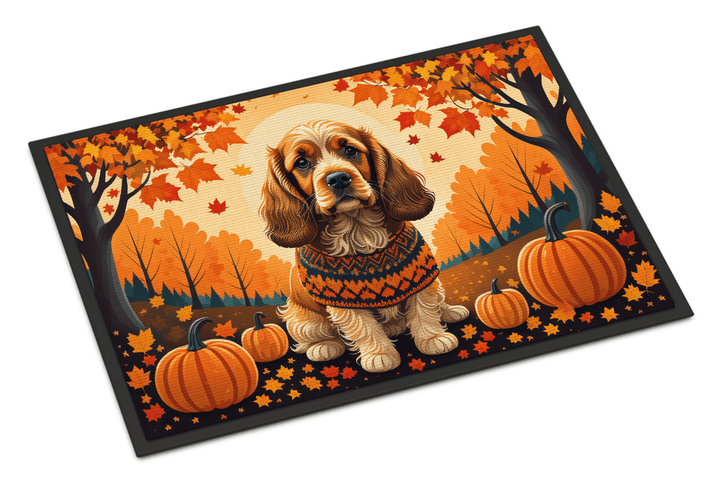 Glamorous Pups : Cocker Spaniel Fall Doormat
