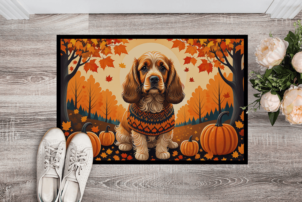 Glamorous Pups : Cocker Spaniel Fall Doormat