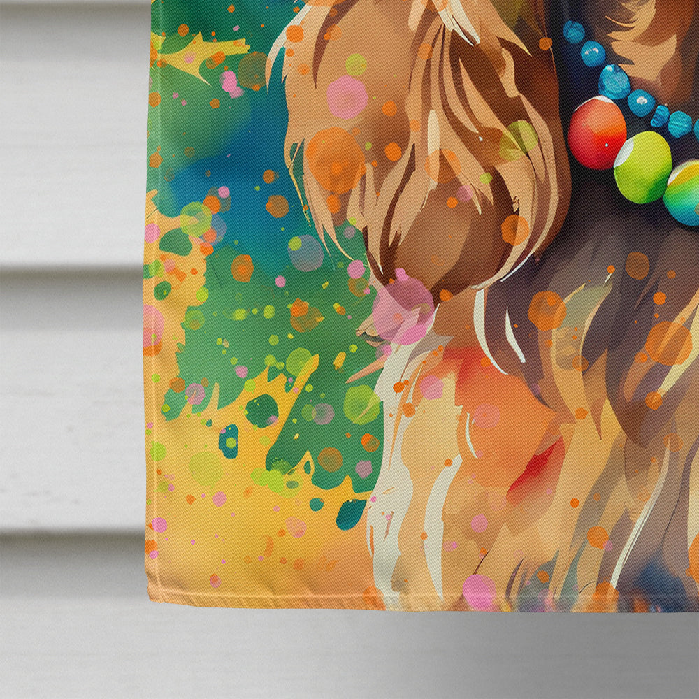 Glamorous Pups : Cocker Spaniel Hippie Dawg House Flag
