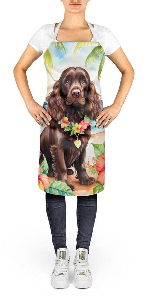 Glamorous Pups : Cocker Spaniel Luau Apron
