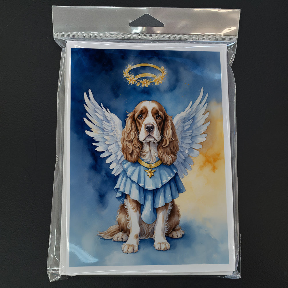 Glamorous Pups : Cocker Spaniel My Angel Greeting Cards Pack of 8