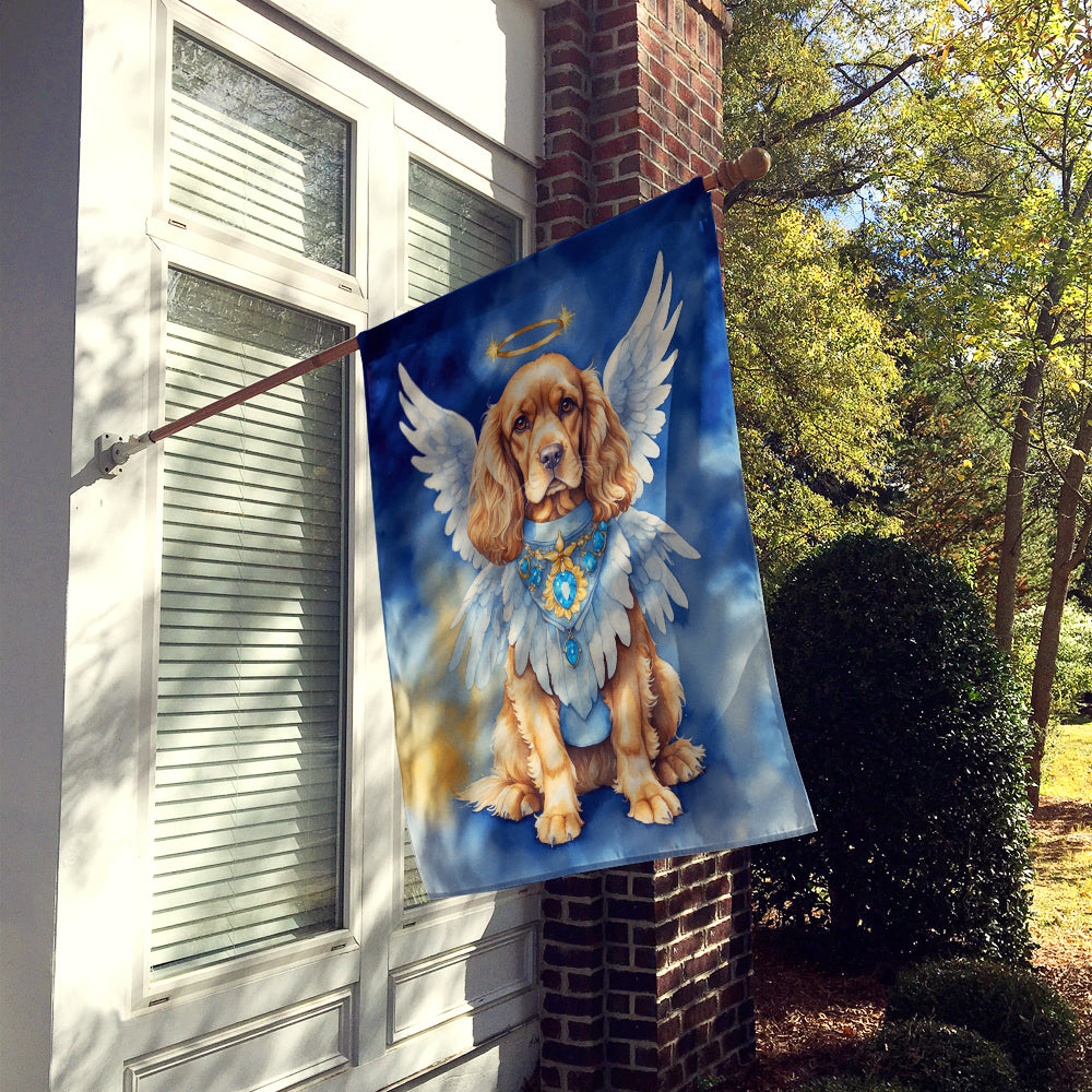 Glamorous Pups : Cocker Spaniel My Angel House Flag