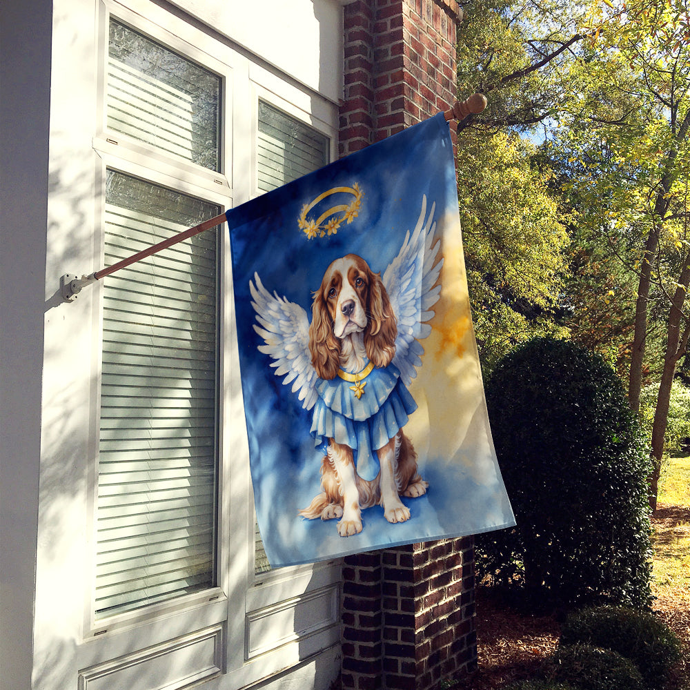 Glamorous Pups : Cocker Spaniel My Angel House Flag